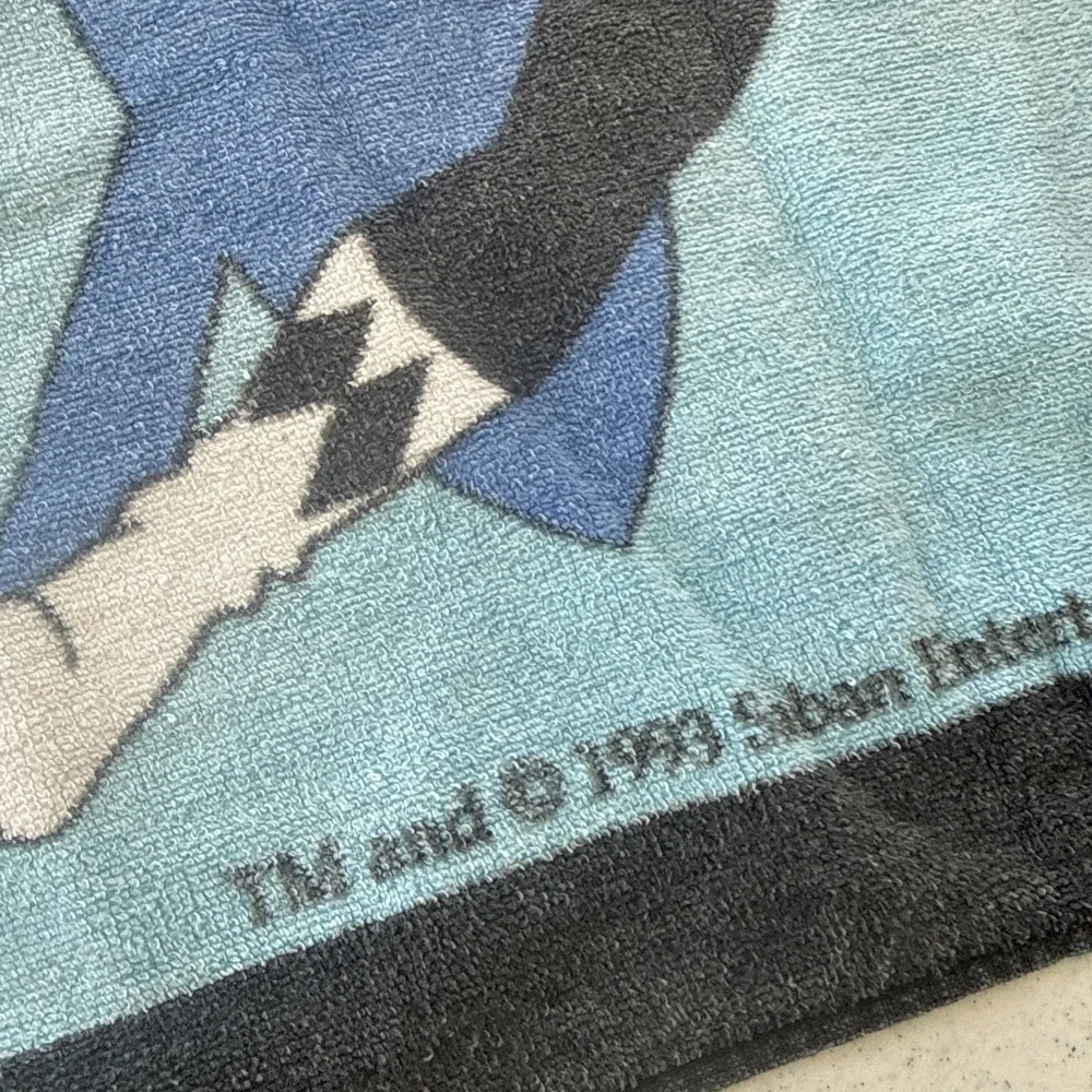 Vintage 1993 Mighty Morphin Power Rangers Beach Pool Bath Towel SABAN